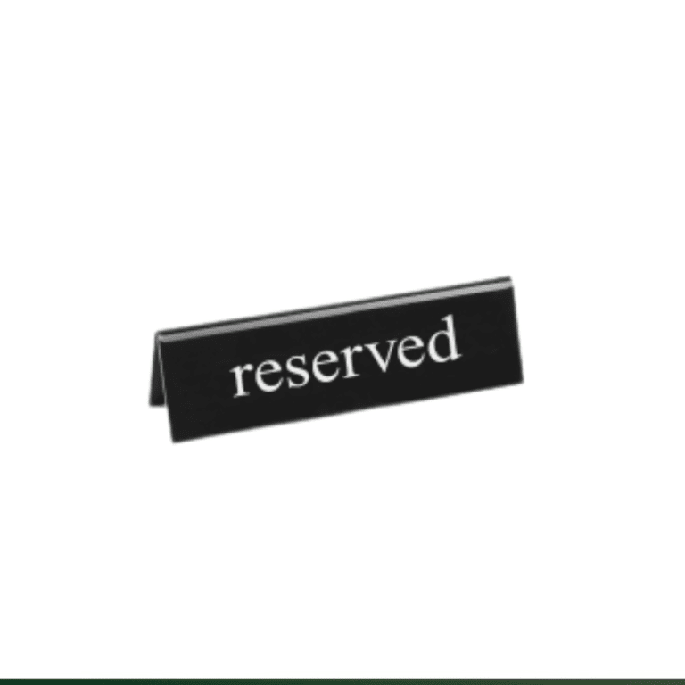Tabela Reserved