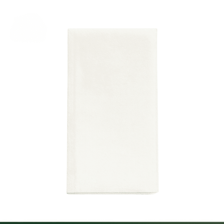 PECETË FOLDED BARDHË 21*10CM