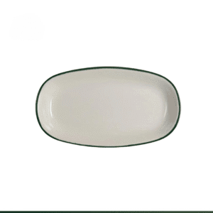 PJATENCË OVALE 30CM YESIL