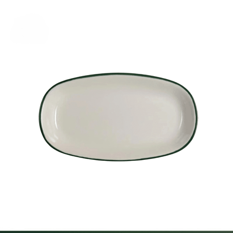 PJATENCË OVALE 30CM YESIL