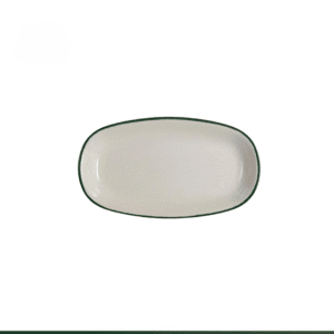 PJATANCË OVALE 25CM YESIL
