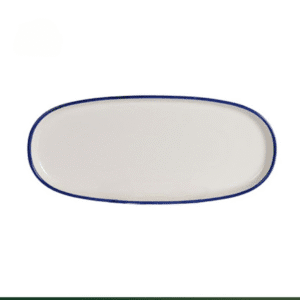 PJATANCË OVALE 35X18 CM LACIVERT